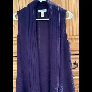 Christopher & Banks Purple Cardigan Sweater